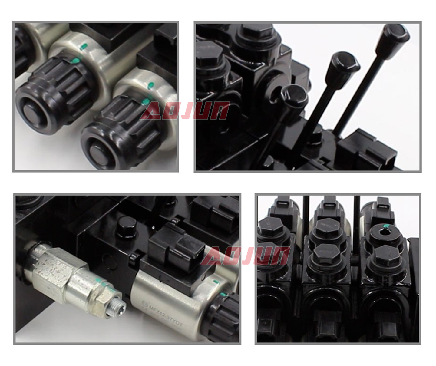 3 Spool Solenoid and Manual Sectional Directional Valve DCV58 detailed image